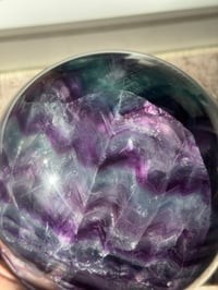 Image 21 of XXL 20LB RAINBOW FLUORITE SPHERE -CHINA- B