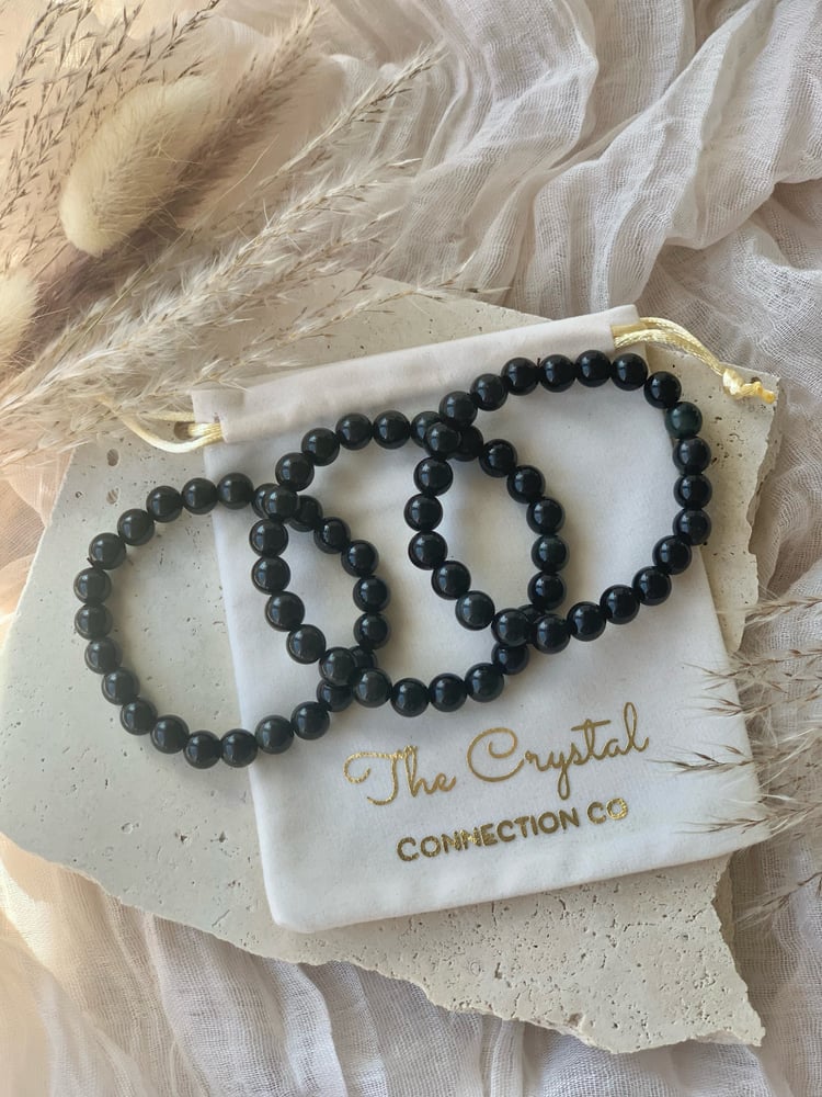 Image of Black Obsidian Bracelets