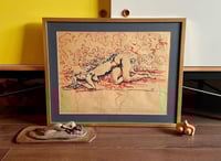 Image 1 of Framed Watercolour Study on Paper