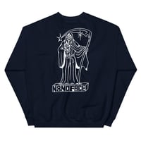 Image 5 of La Muerte by Jacobo Amador Crew Neck Unisex Sweatshirt (+ more colors)