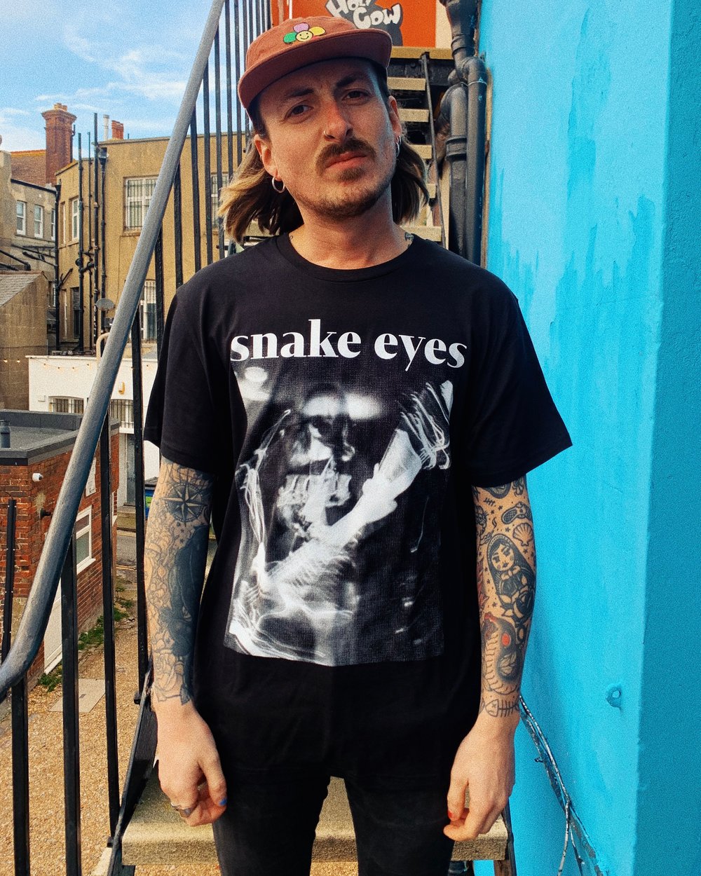 bleach rip tee