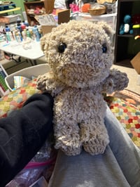 Image 1 of Fuzzy crocheted bear 