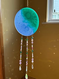 Image 2 of Sun & Moon Ying Yang Sun Catcher