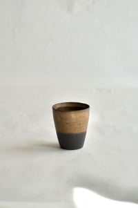 Image 1 of Raw Black Stoneware Cup