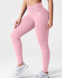 Image 2 of Sculpt Leggings- Pink 
