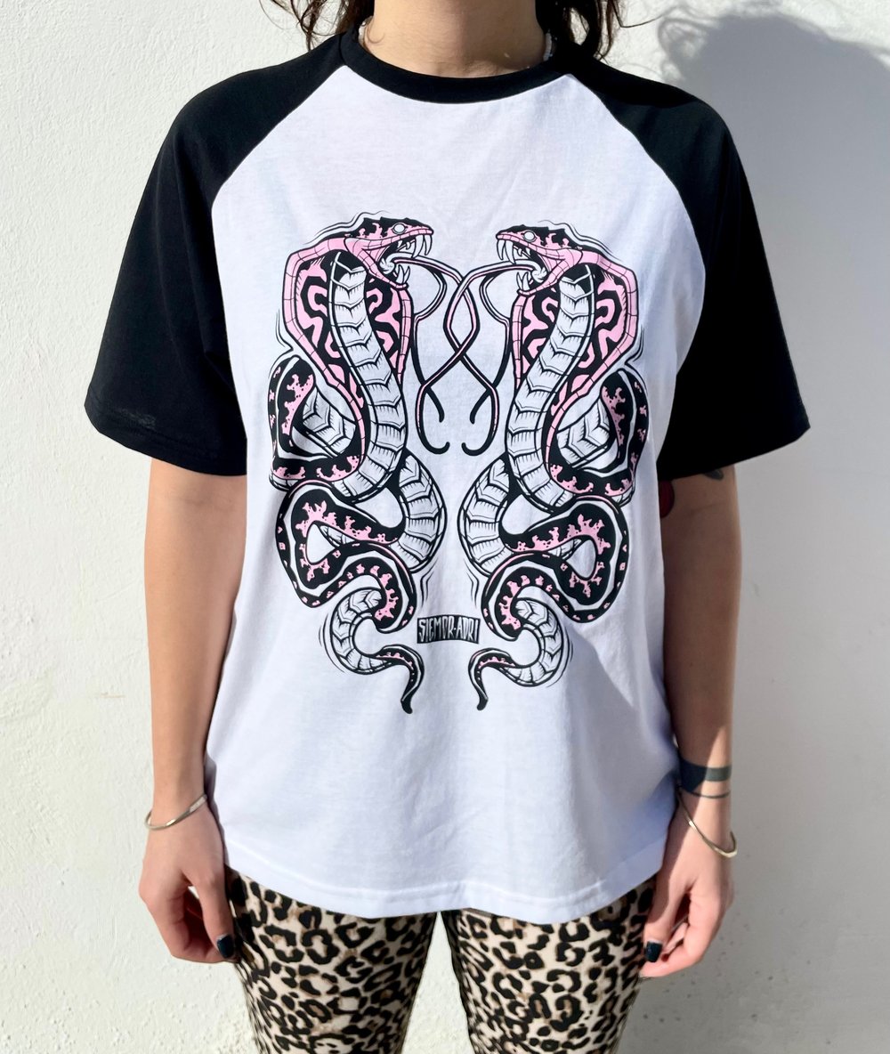 Snakes-woman t-shirt