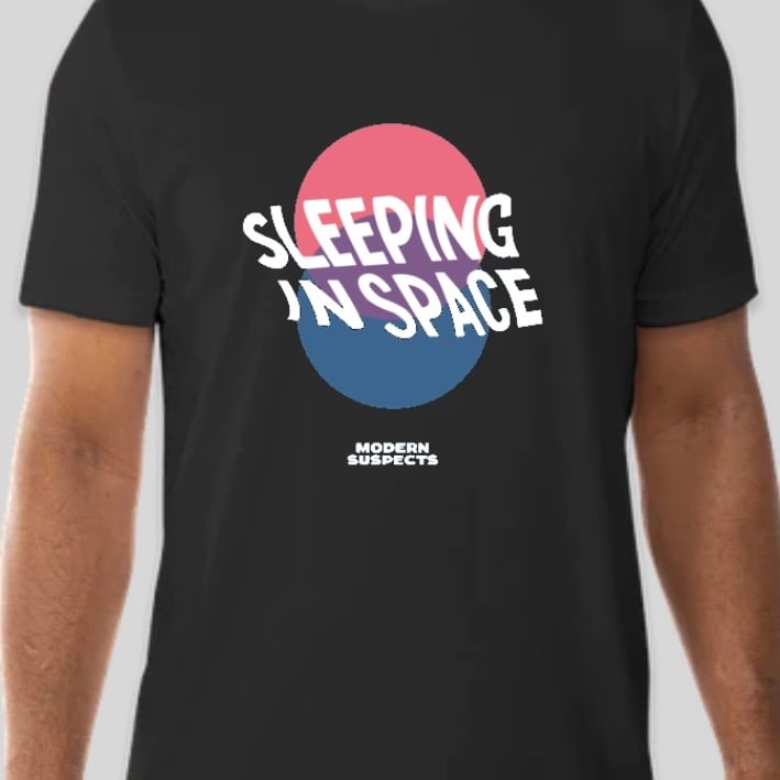 Image of Modern Suspects "Sleeping in Space" Limited T-Shirt Design
