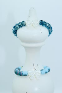 Image 2 of  Blue, Gold Beads & Rhinestones 