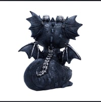 Image 7 of Coglet Black Steampunk Dragon 17.7cm