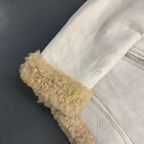 Image of AW 2006 Stone Island Hand Painted Shearling Jacket, size large