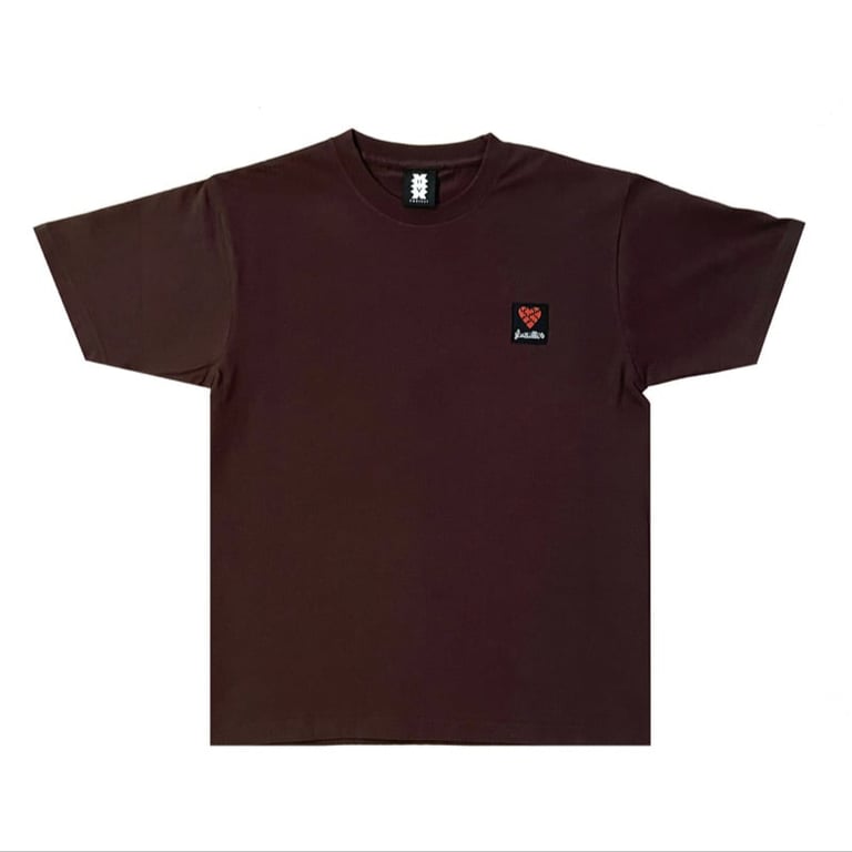 CUORE OVERSIZE TEE / brown