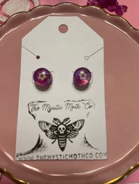 Image 1 of Circle Stud Earrings