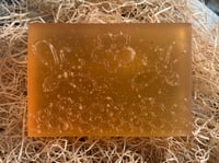 Image 2 of Honey Blueberry Oatmeal Honeybee Glycerin Body Bar