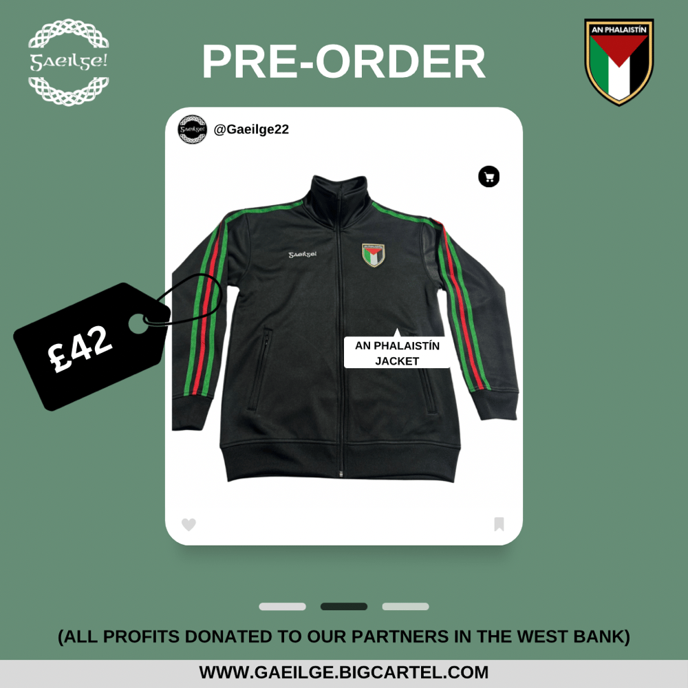 AN PHALAISTÍN JACKET Pre order