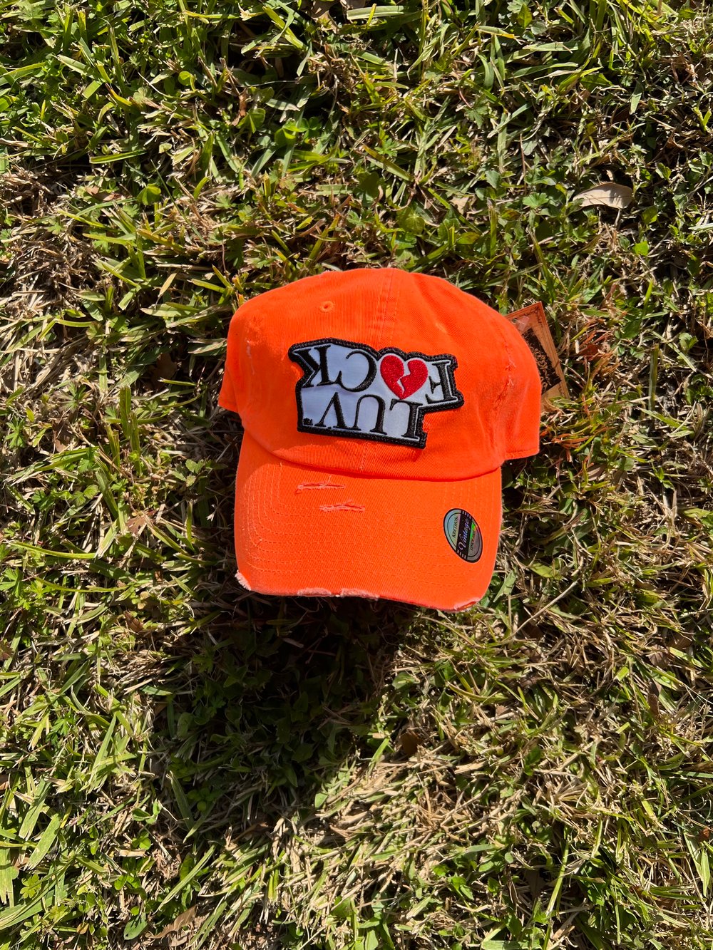 Fuck Luv Upside Down Hats