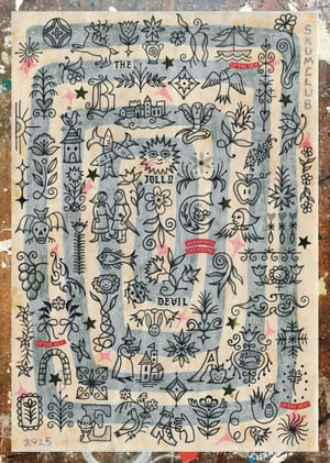 Image of spiral flash print