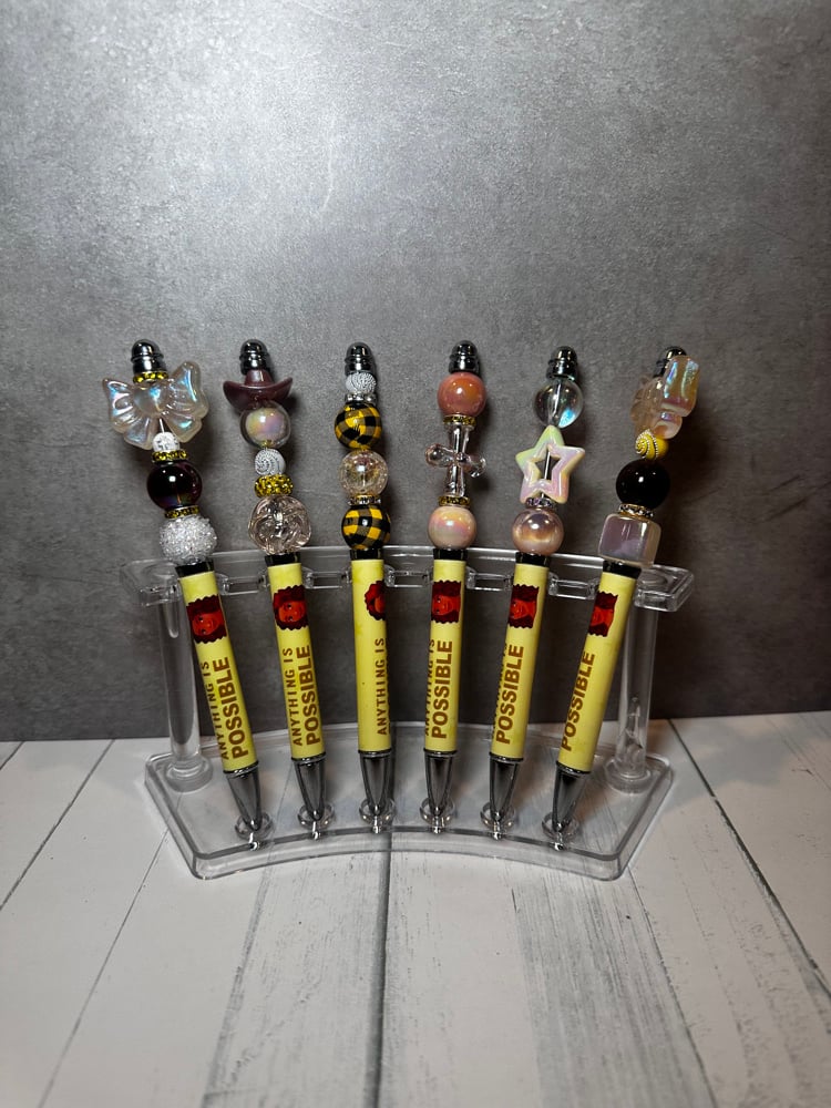 Image of Anything is possible acrylic bead pens