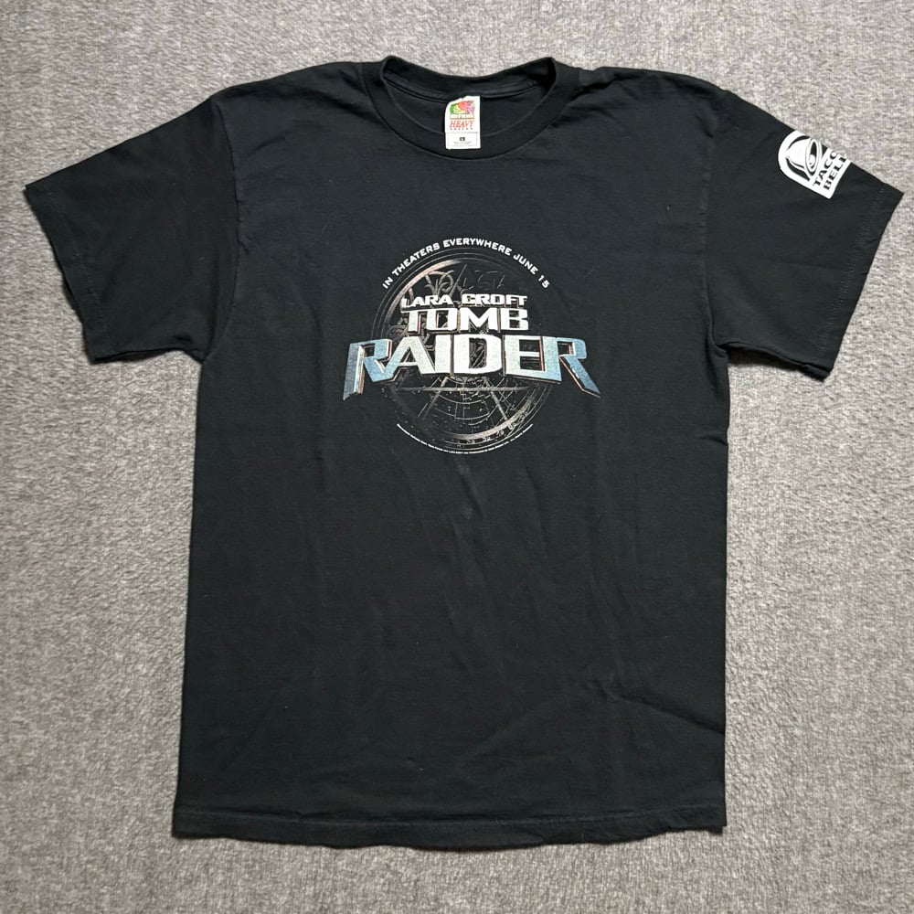 Image of 2000s Tomb Raider Movie Promo Graphic Tee (L)