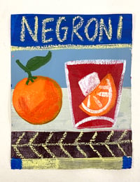 Negroni on powder blue & sage 