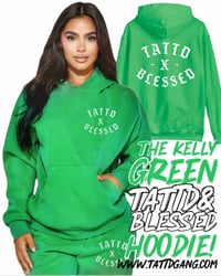 25% off SPECIAL OFFER!!! Tattd&Blessed KELLY GREEN Hoodie!!!💚