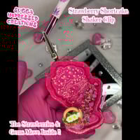 Image 1 of Hot Pink Strawberry Shortcake Shaker Clip