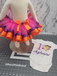 Custom Dora birthday tutu