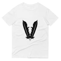 Image 3 of Unisex BLACK FEATHER Short-Sleeve T-Shirt