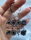 Smash The Patriarchy Keyring