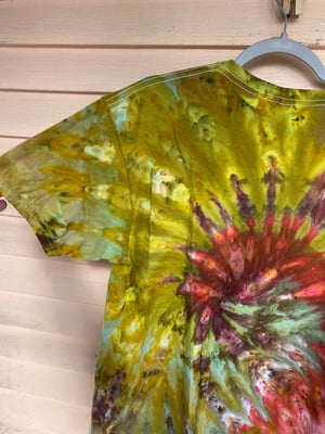 Image of LARGE Live Fast Eat Trash Tie Dye Shirt 2