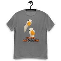 Image 13 of Unisex classic tee, Productive Duck Funny Tee