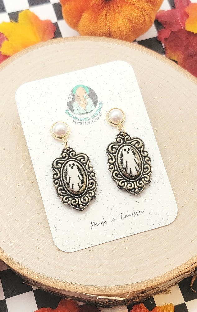 Image of Ghost Cameo Dangles