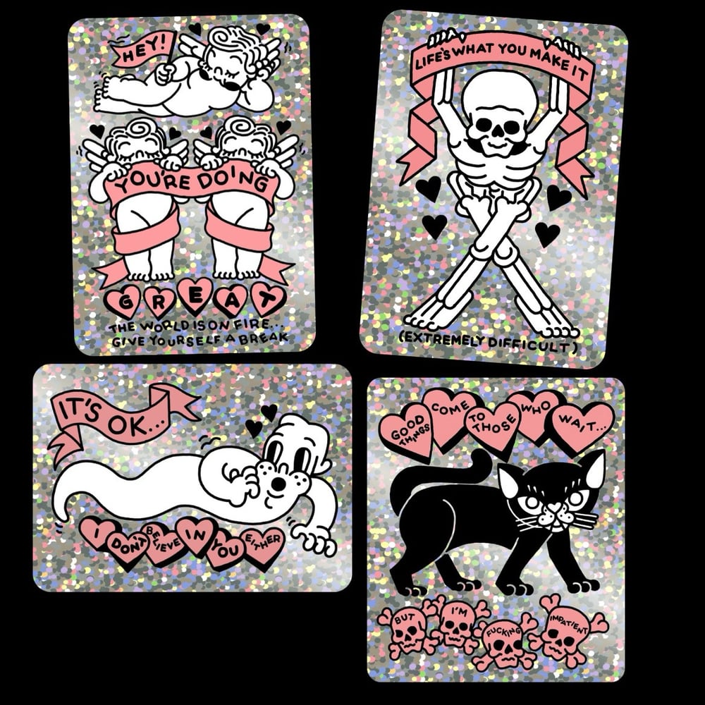 Image of Glitter sticker set series 2 