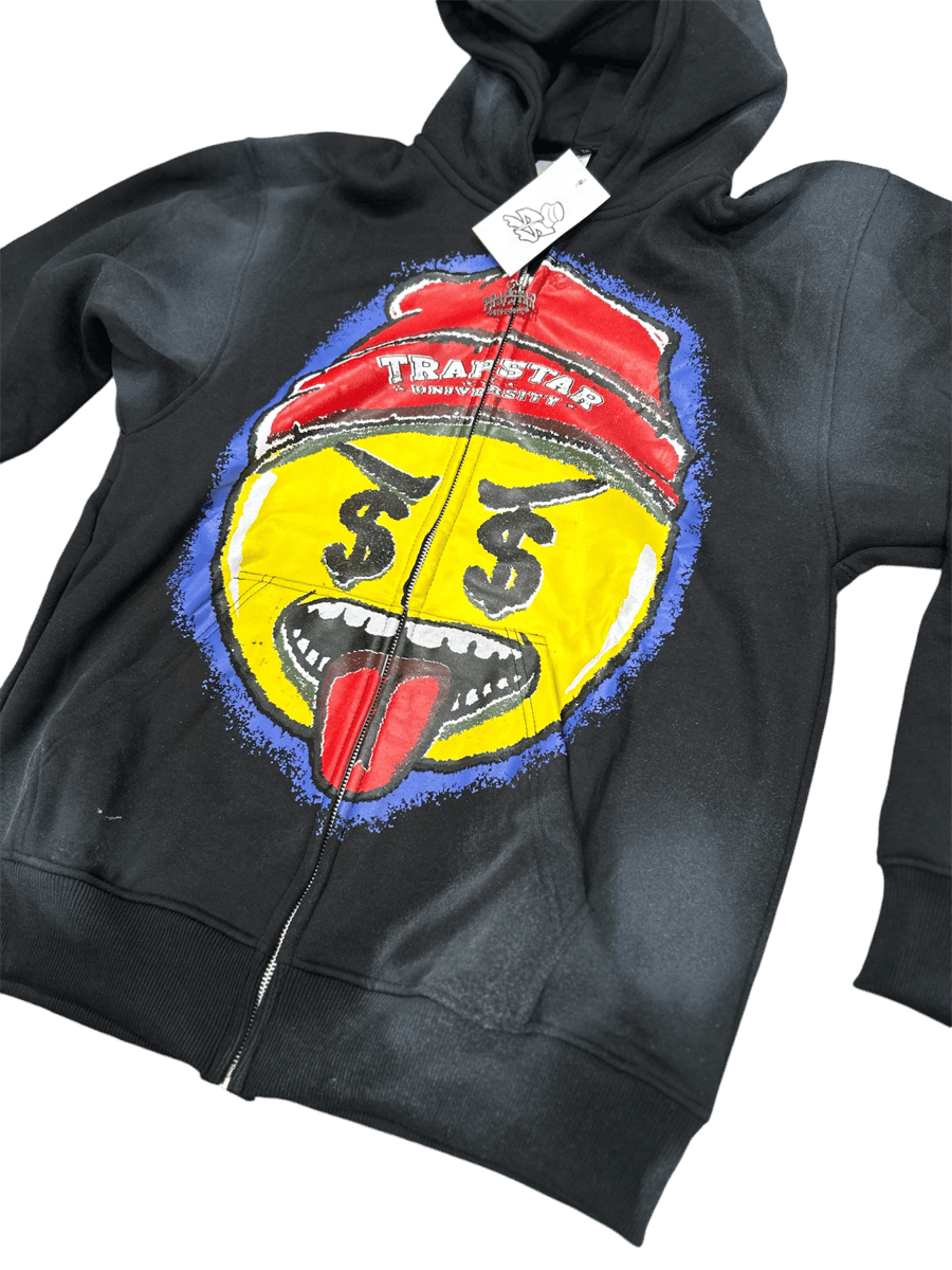 Image of Black Trapstar University “Emoji” Hoodie 