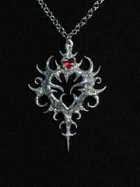 Image 1 of Mirror Heart #2 - Necklace