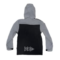 Image 2 of WILD RAIN JACKET  (Black and gray)