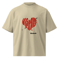 Image 1 of Victorville Tee - Unisex organic oversized high neck t-shirt