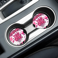 Image 2 of True Crime Addict Car Coaster - 2 pack