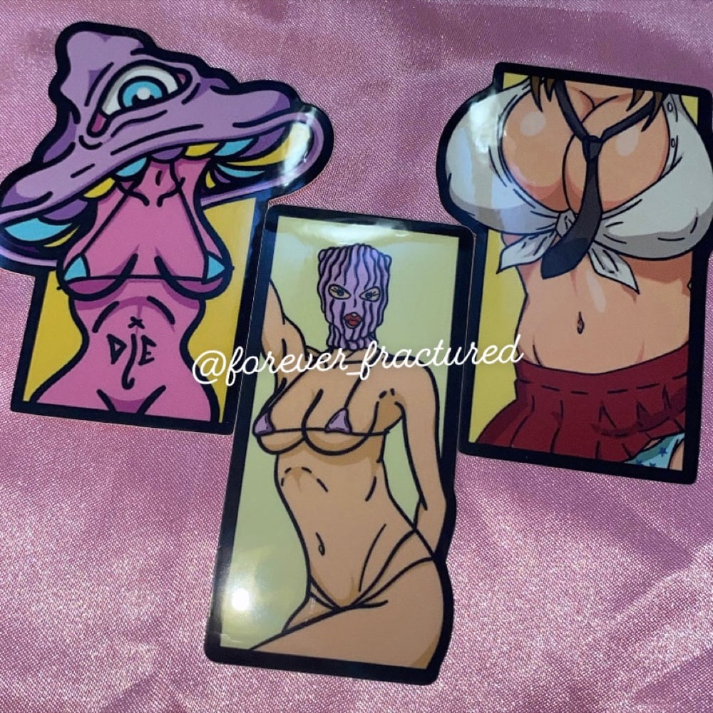 Image of 3 Baddie Sticker Pack 