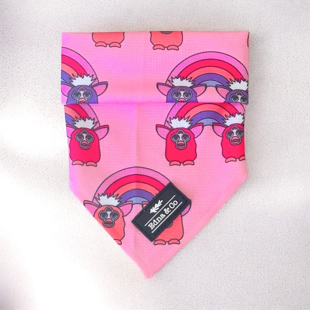 Image of Rainbow Furby Bandana