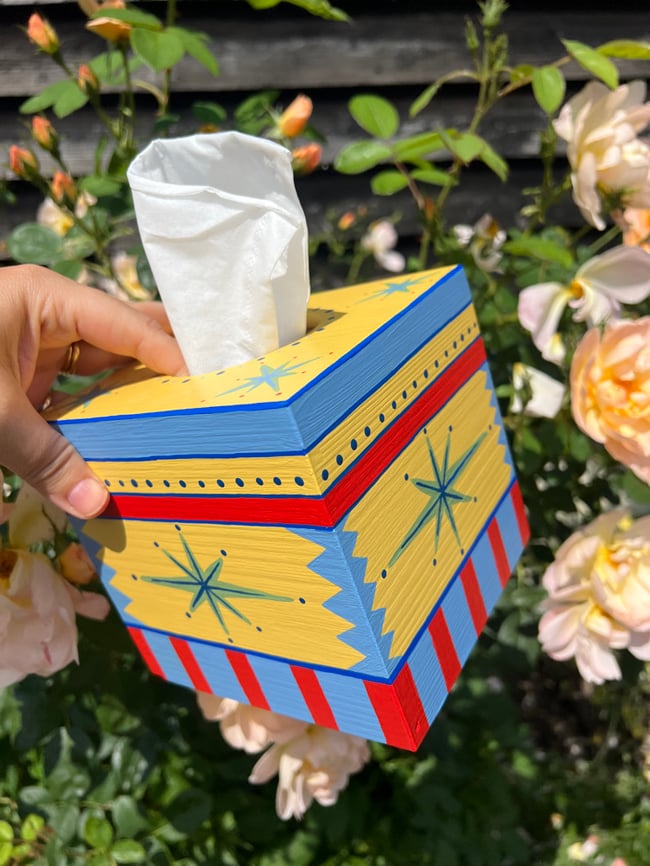 Tissue box cover