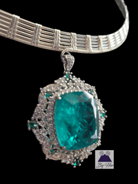 Image 6 of Aqua Necklace