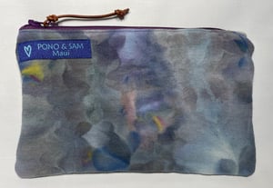 Image of Ice dyed zipper pouch 1-4