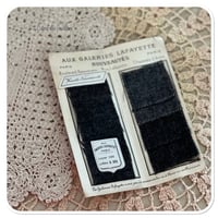 Image 2 of vintage french Aux Galeries Lafayette ephemera fabric samples