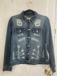 Image 2 of 'Throne' Denim Printed Jacket Oneshot