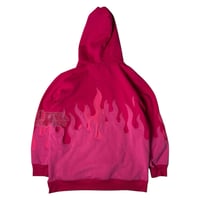 Image 4 of (S-M) Nike Hoodie Pink Flame "Lepuss" 619