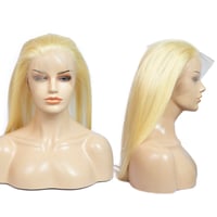 Image 1 of 360 frontal blonde wig