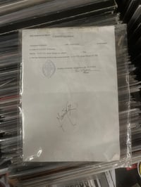 Image 2 of Maniac Signed Damage Inc. Zine + Church Withdrawal Certificate