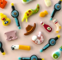 Image 5 of Fused glass tiny bop-it magnets