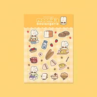 Image 1 of Moonie's Boulangerie Vinyl Sticker Sheet