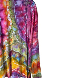 Image 8 of XXL Unisex Adult Soft Long Sleeve Tee in Euphoria Geodes Ice Dye